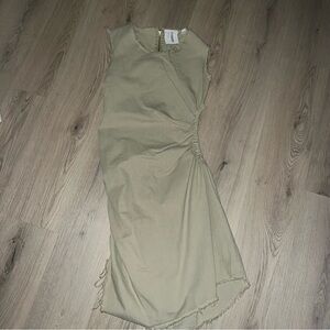 Collusion Sleeveless Mini Dress Size 12 – Cut-Out Tie Sides, 100% Cotton